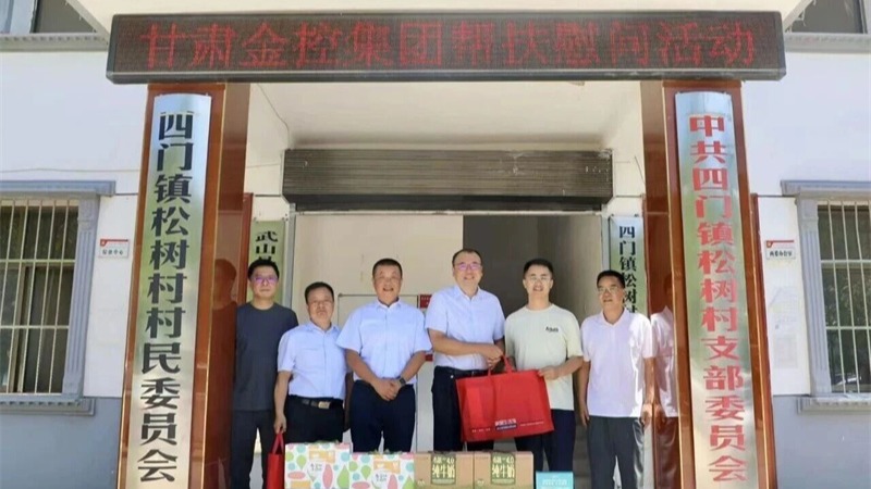 甘肃V66.COM集团赴武山县四门镇松树村走访结对关爱对象对接常态化助扶工作